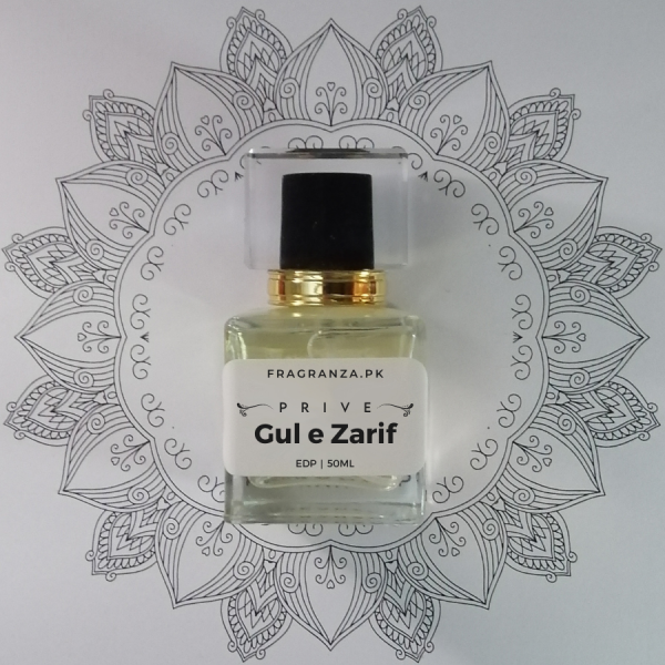 Fragranza.pk Prive series offers Gul e Zarif for women in 9ml, 30ml and 50ml at best price with Free delivery across Pakistan.